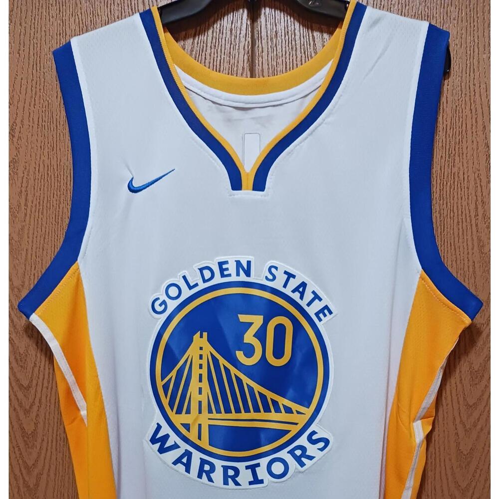 Steph Curry (Warriors)-(White)-(Jersey)-(Size:XL)-$90 - Picture 3 of 9